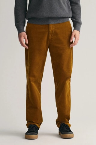 Pantaloni in velluto - Senape