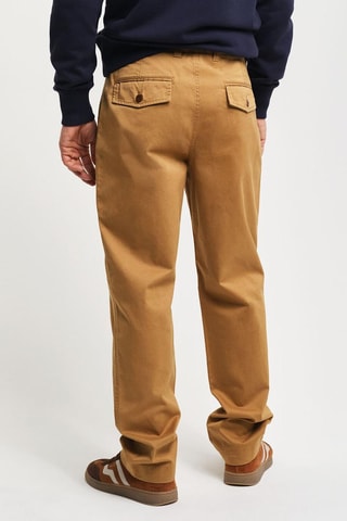 Pantaloni chino regular - Beige
