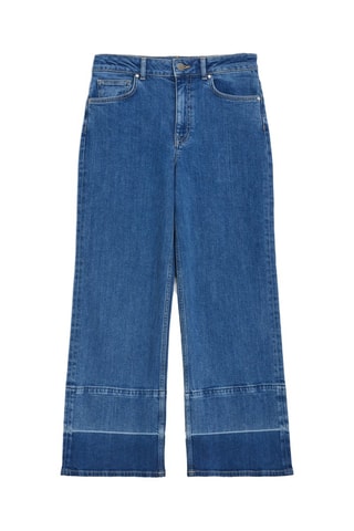 Jeans wide legs - Blu medio