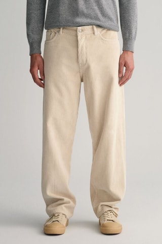 Jeans wide legs - Beige
