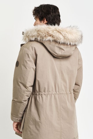 Parka con cappuccio - Beige