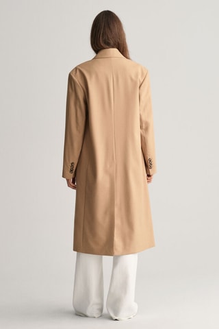 Cappotto oversize in lana - Beige