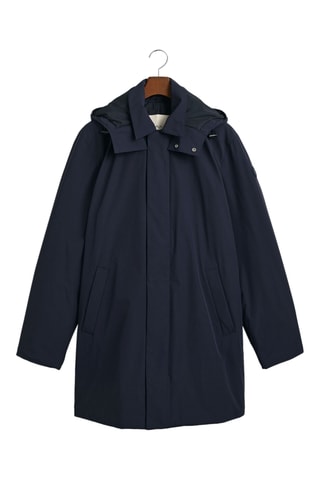 Giacca regular con cappuccio - Navy