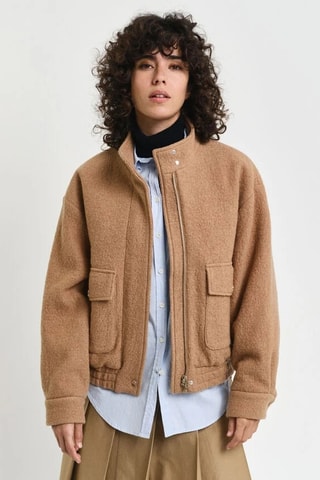 Giacca in lana - Cammello