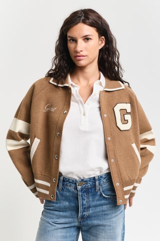 Cardigan relaxed - Beige scuro