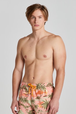 Costume shorts - Salmone