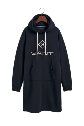 Abito relaxed con cappuccio - Navy