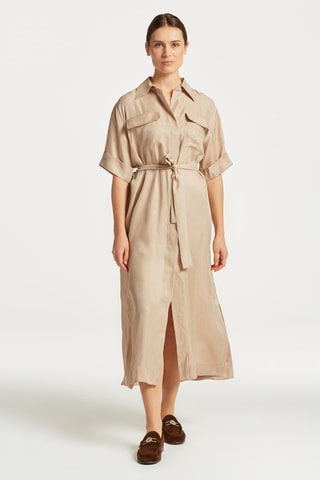 Abito a camicia - Beige