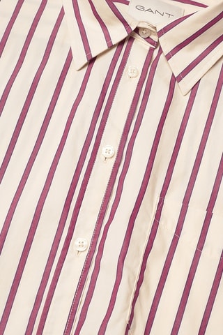 Camicia - Beige e bordeaux