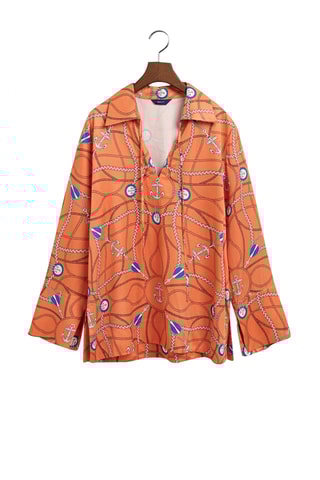 Camicia regular - Arancione