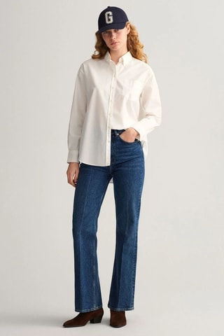 Camicia relaxed - Bianco