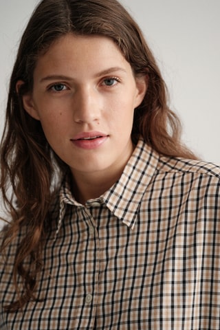 Camicia oversize - Beige