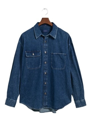 Camicia in jeans - Blu scuro