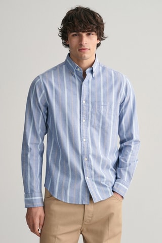 Camicia in cotone bio - Celeste