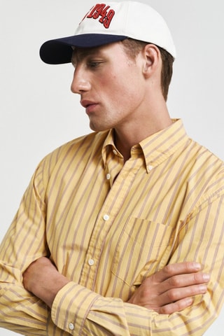 Camicia relaxed - Giallo e blu