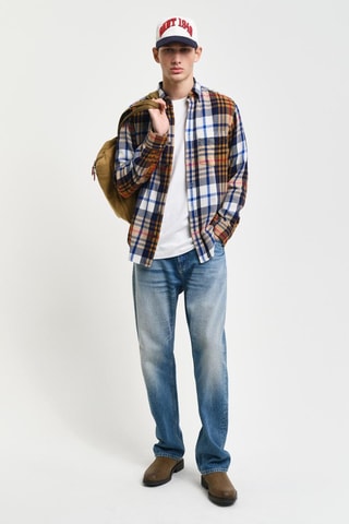 Camicia regular - Beige