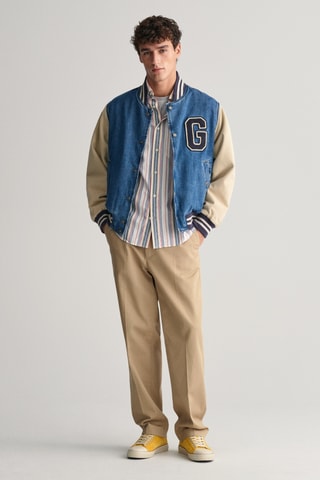 Camicia regular in cotone bio - Bianco