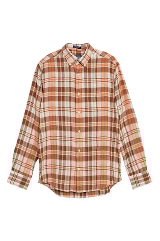 Camicia in lino - Arancione