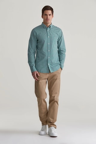 Camicia regular - Verde