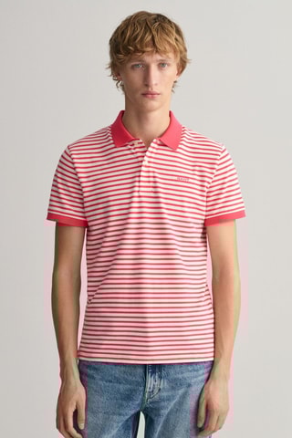 Polo - Rosa e bianco