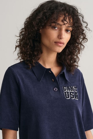 Polo in cotone bio - Navy