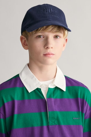 Polo relaxed - Verde e viola