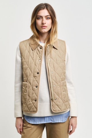 Piumino senza maniche - Beige