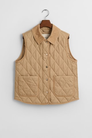 Piumino senza maniche - Beige