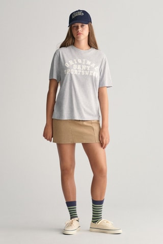 T-shirt relaxed - Grigio chiaro