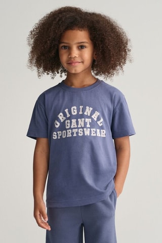 T-shirt relaxed - Blu chiaro