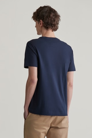 T-shirt - Navy e bianco