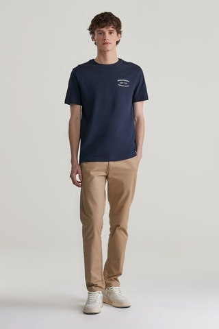 T-shirt - Navy e bianco