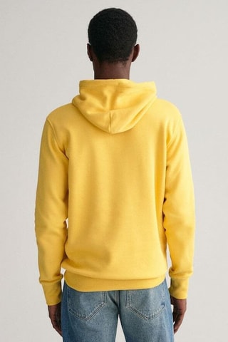 Felpa con cappuccio - Giallo