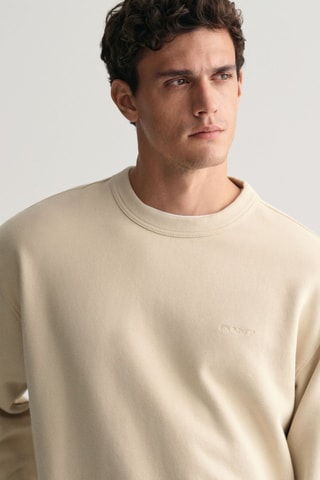 Felpa in cotone bio - Beige