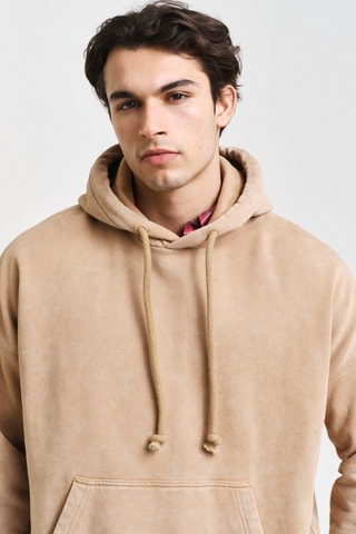 Felpa con cappuccio - Beige