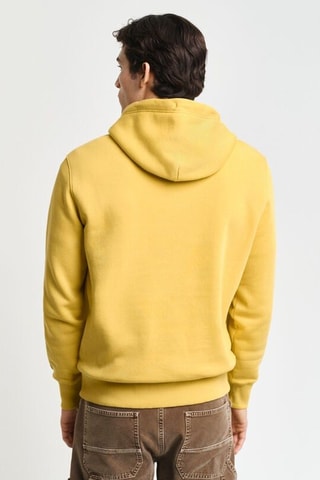 Felpa con cappuccio - Giallo