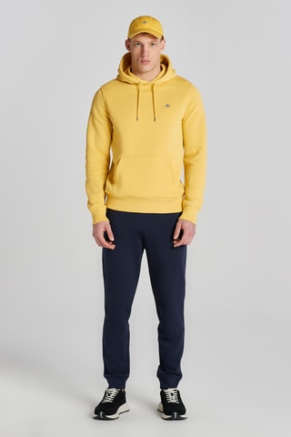 Felpa con cappuccio - Giallo