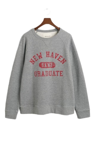 Felpa relaxed - Grigio