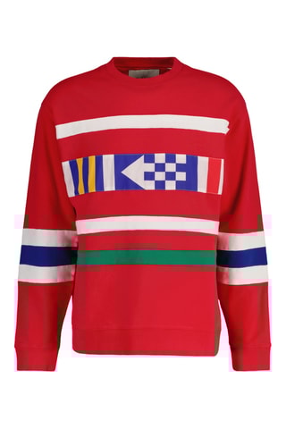 Felpa oversize - Rosso