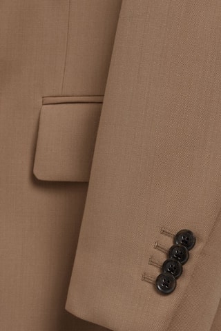 Blazer oversize in lana - Beige