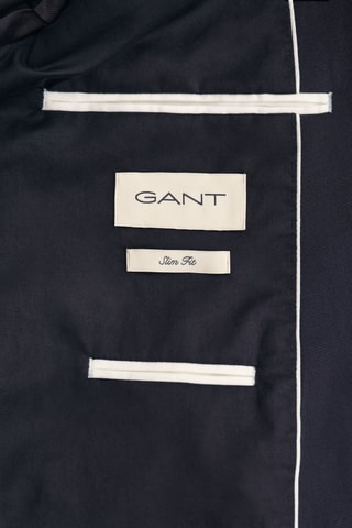 Blazer slim in lana - Navy