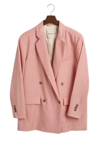 Blazer oversize in lana - Rosa