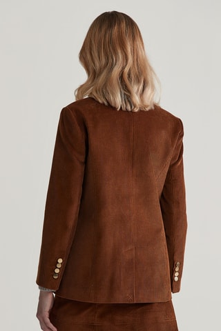 Blazer in velluto - Marrone