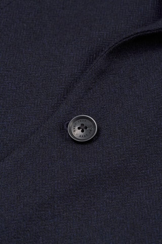 Blazer slim in lana - Navy