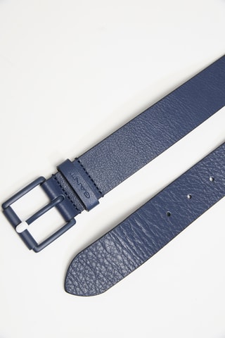 Cintura in pelle - Blu