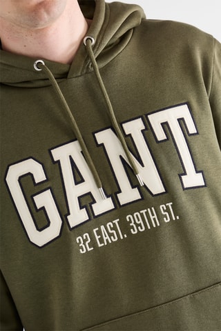 Maglia con cappuccio - Verde kaki