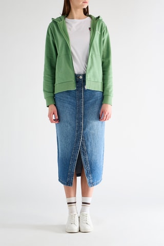 Felpa con cappuccio - Verde