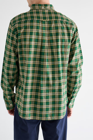 Camicia in cotone bio - Verde