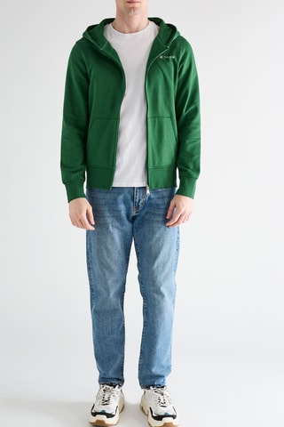 Felpa con cappuccio - Verde