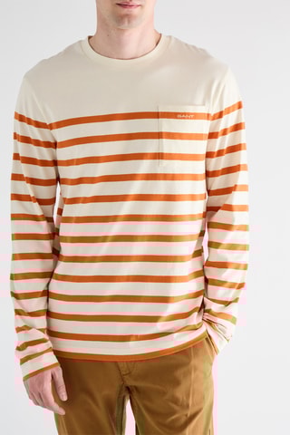 Maglia - Ecrù e arancione